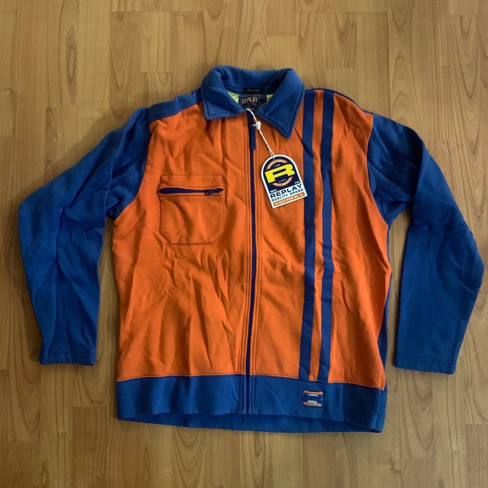 Brand New REPLAY fleece full zip jacket